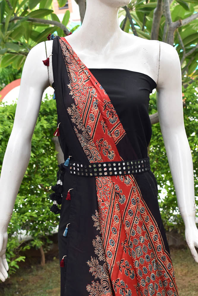 Handcrafted Mirror Work Kutchi Embroidery Dori Belt / Kamarbandh