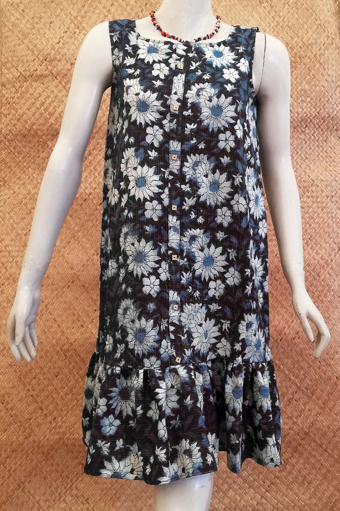 Elegant Block Printed Cotton dress