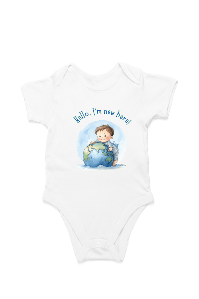 Hello, I'm New here!  , Kids Rompers