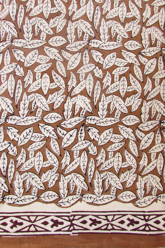 Block Printed Running Cotton Fabric