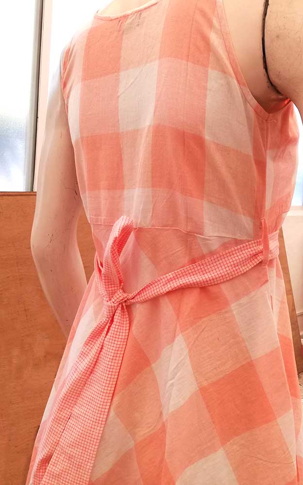 Elegant Woven Cotton long dress