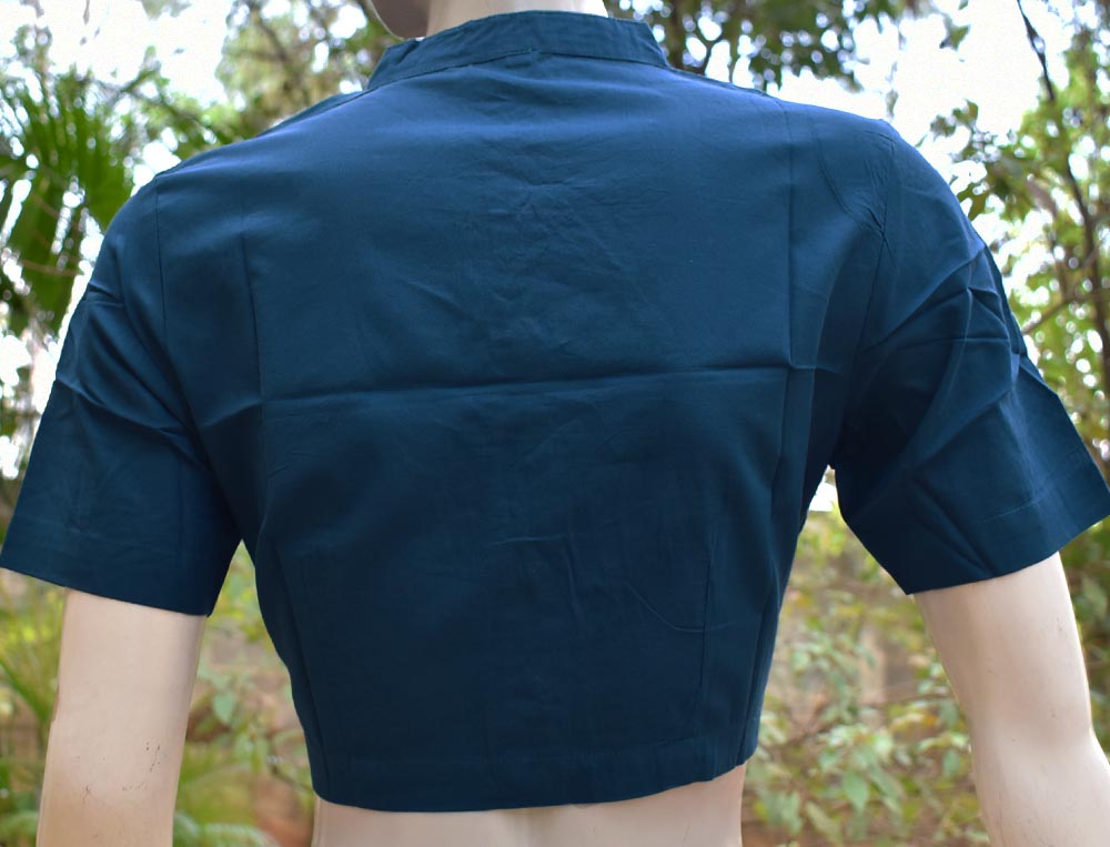 Cotton Blouse with Collar -  Size  - 34 , 36, 38, 40, 42