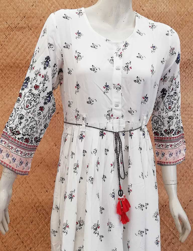 Elegant Rayon Long dress