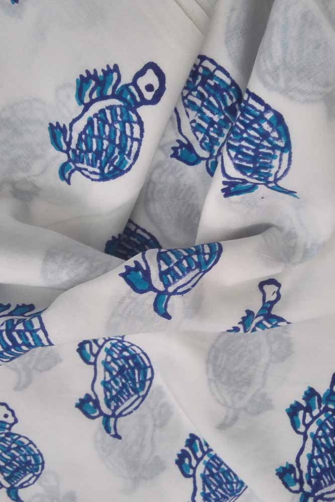 Hand Block Printed Cotton Fabric
