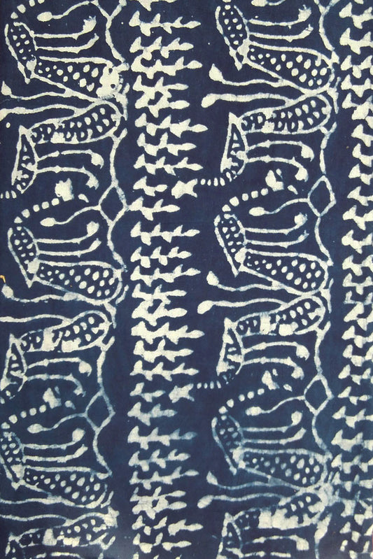 Dabu Hand Block Printed Cotton Fabric