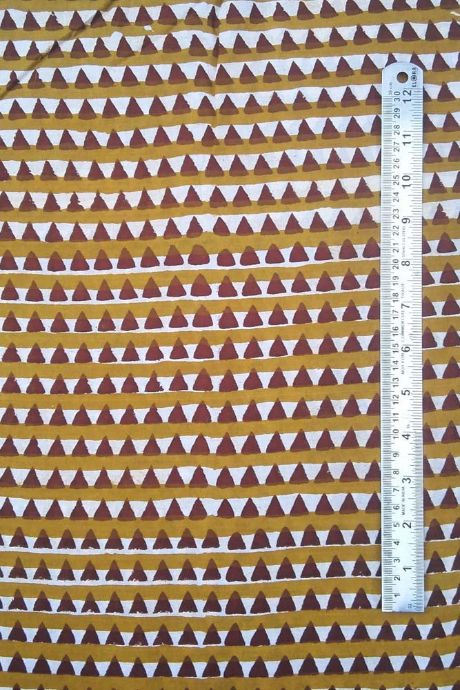 Block printed Cotton fabric