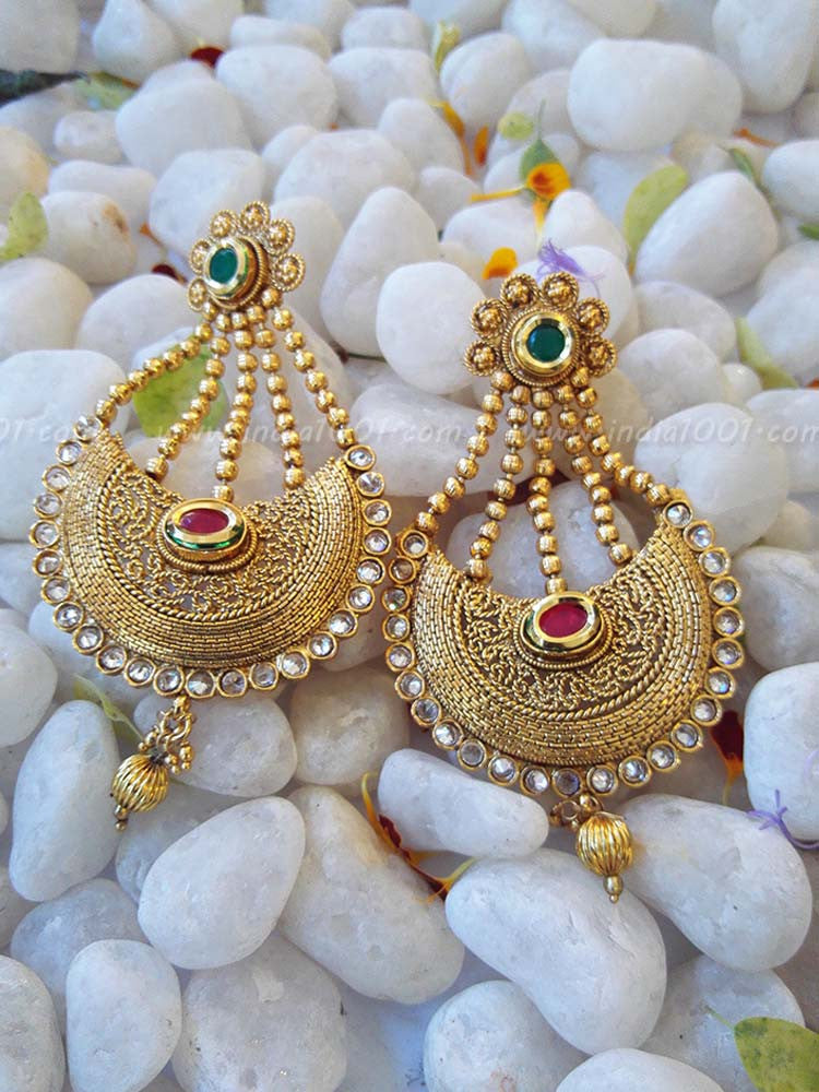 Designer and Polki Earring