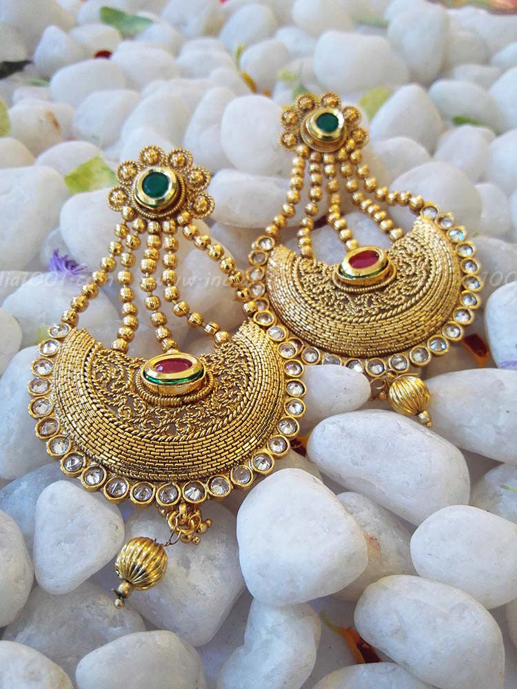 Designer and Polki Earring