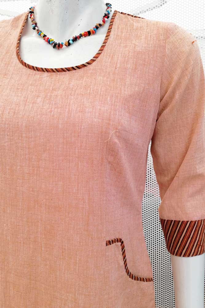 Elegant Khadi Cotton dress