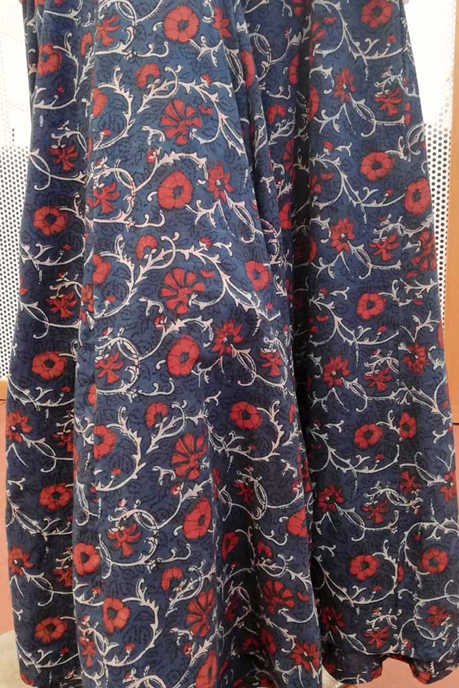 Kalidaar Cotton Block Printed Palazzo