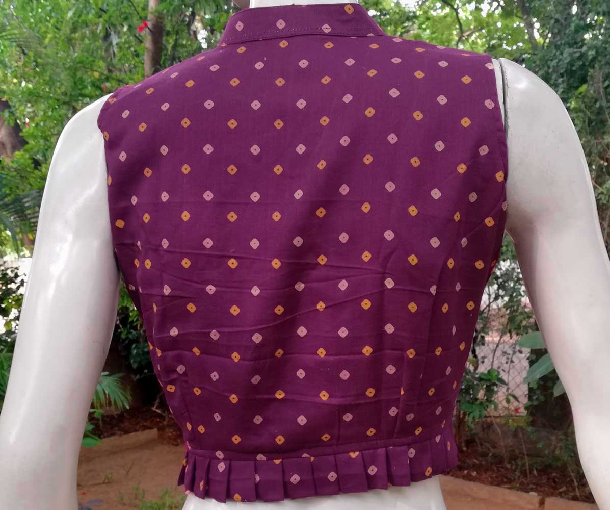 Sleeveless Cotton Blouse/crop top