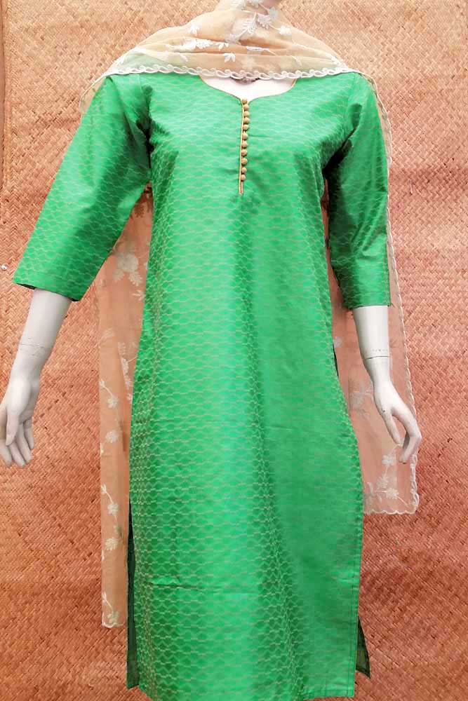 Elegant tussar silk Long Kurta