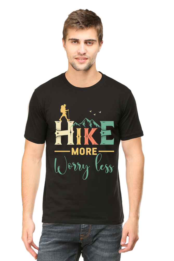 Hike more worry less Classic Unisex T-shirt