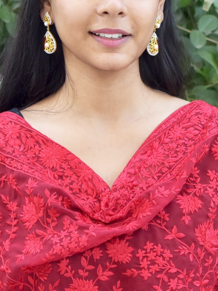 Designer AD & Meenakari Earring