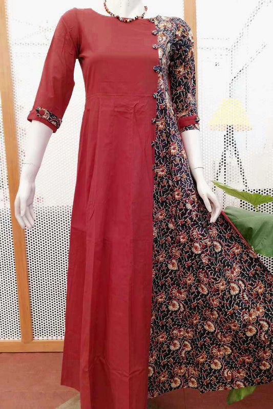 Elegant Cotton Long Kurta/ dress