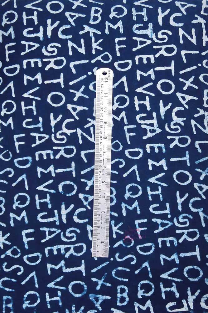 Dabu Hand Block Printed Cotton Fabric