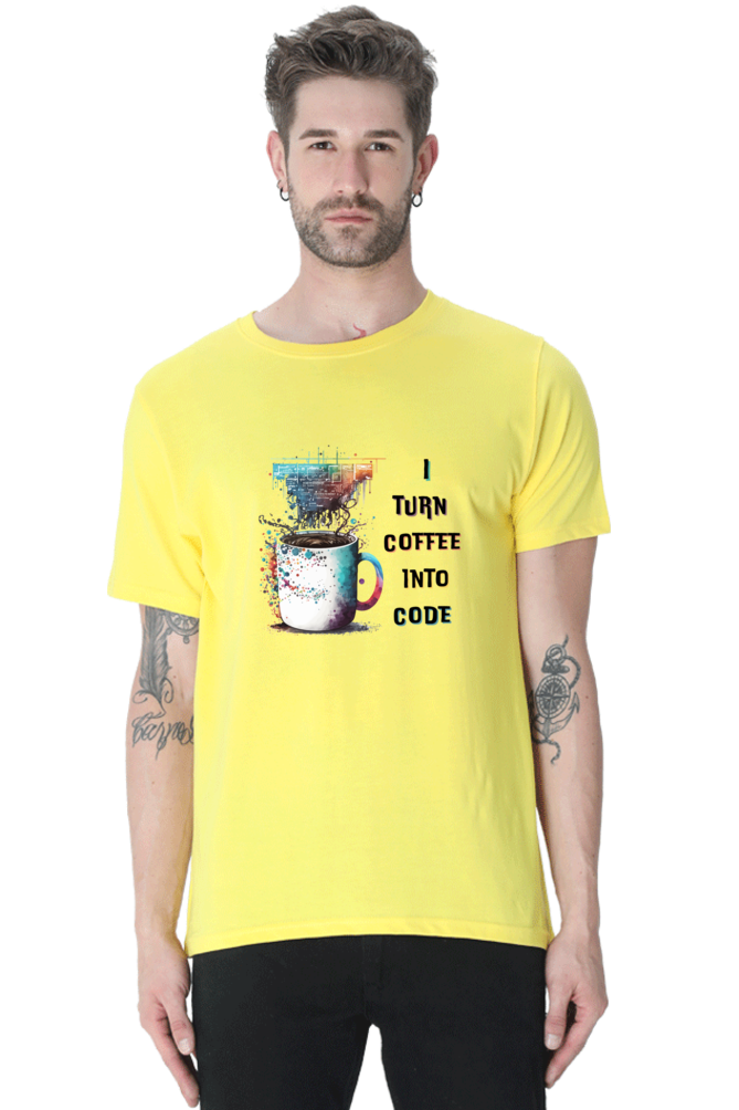 I turn coffee into code - Classic Unisex T-shirt