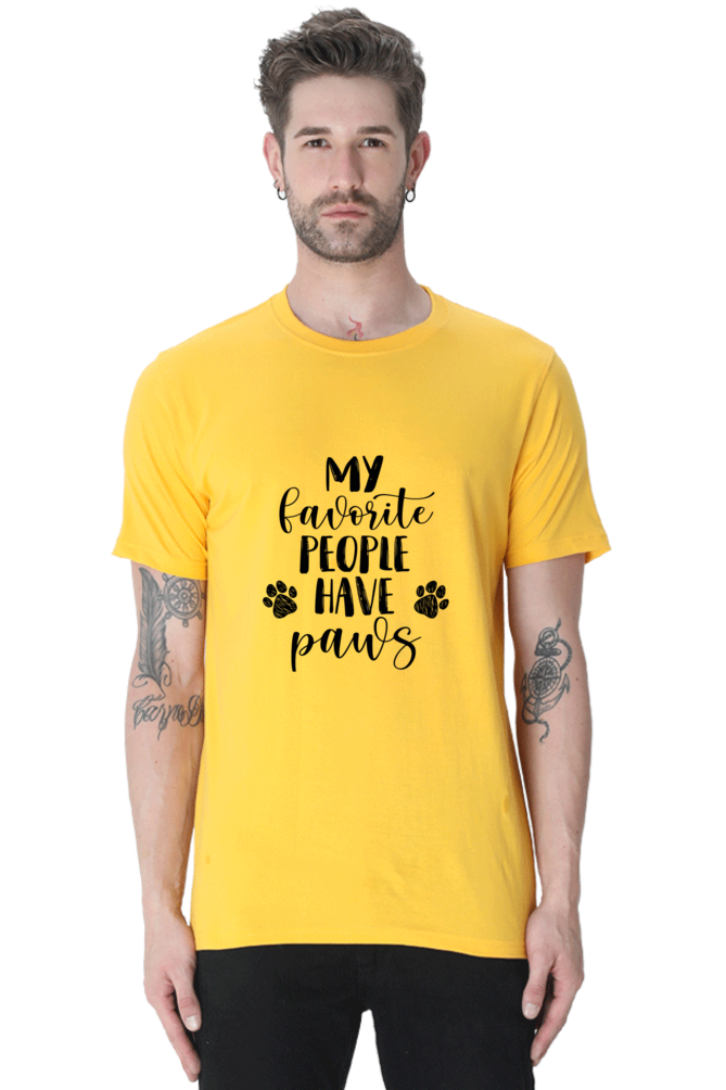 My Favorite ppl have paws - Classic Unisex T-shirt