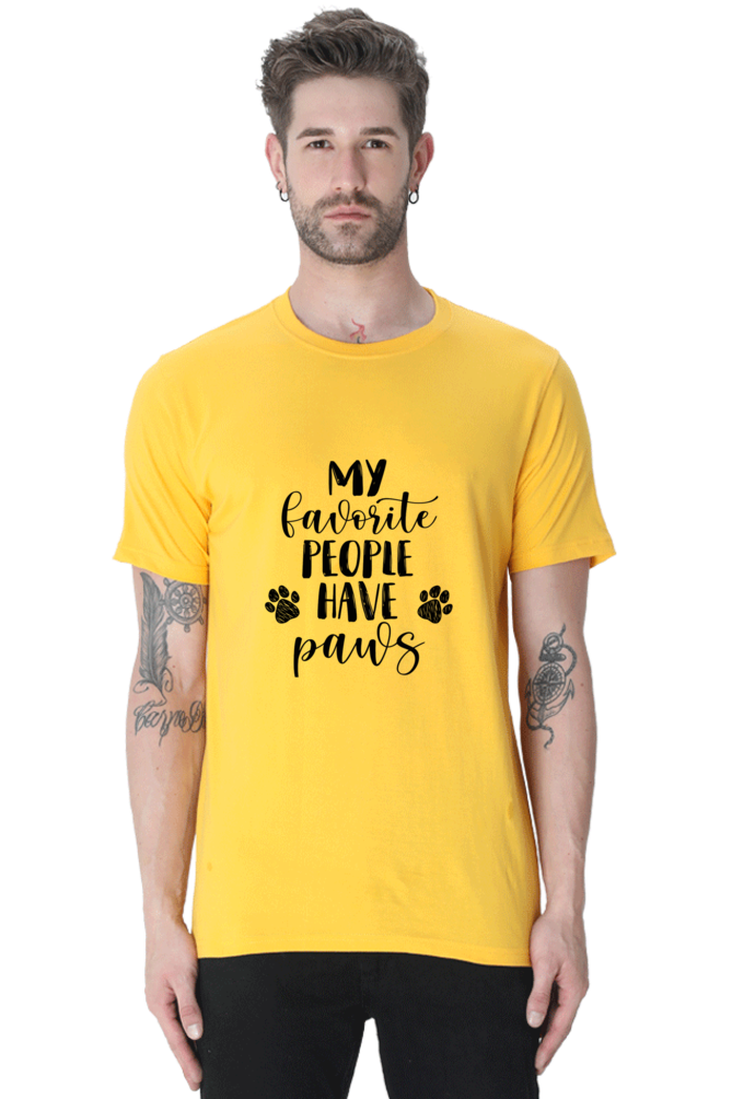 My Favorite ppl have paws - Classic Unisex T-shirt