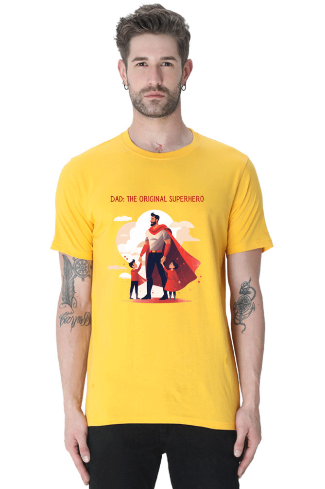 Dad : The Original Superhero - Classic Unisex T-shirt
