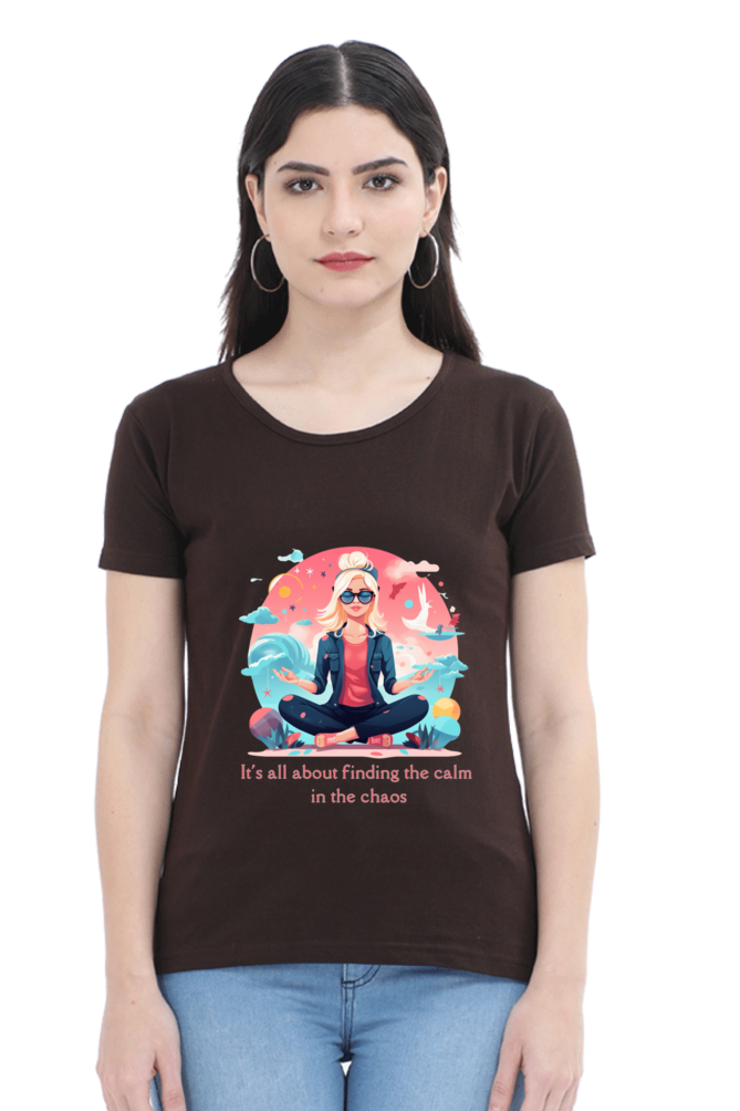Find the Calm - Womens T-Shirt