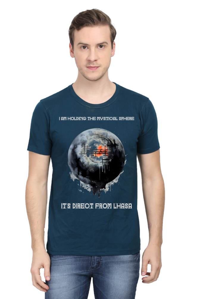 Holding the mystical sphere Classic Unisex Round neck T-shirt