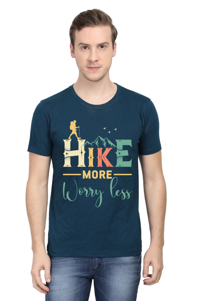 Hike more worry less Classic Unisex T-shirt