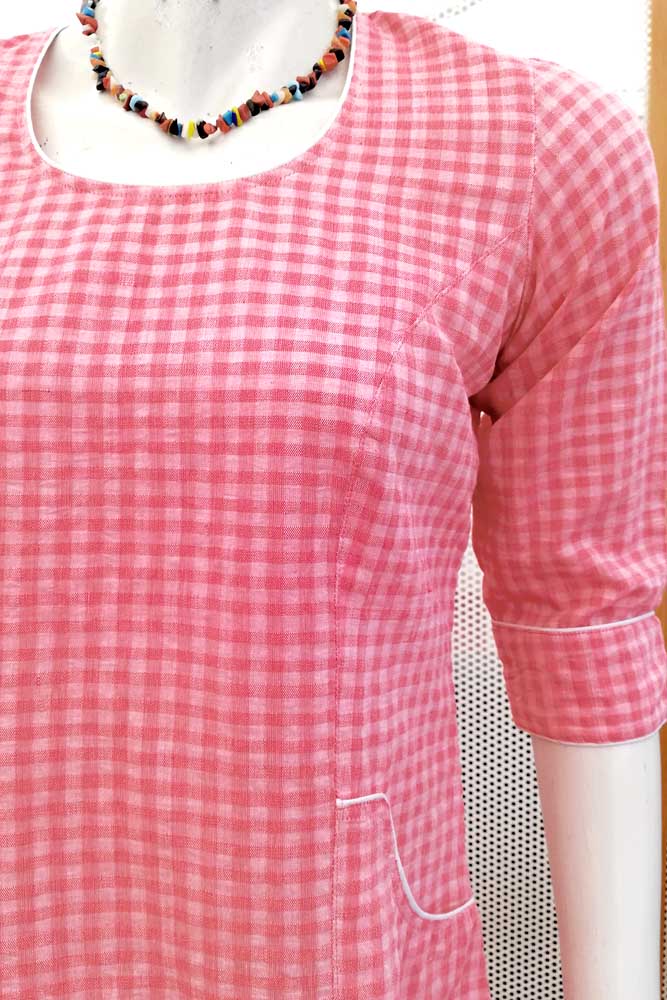 Elegant Khadi Cotton dress