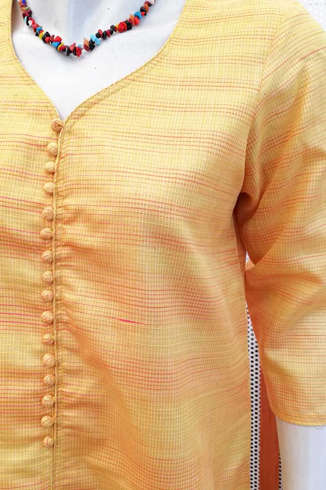 Elegant tussar silk Long Kurta