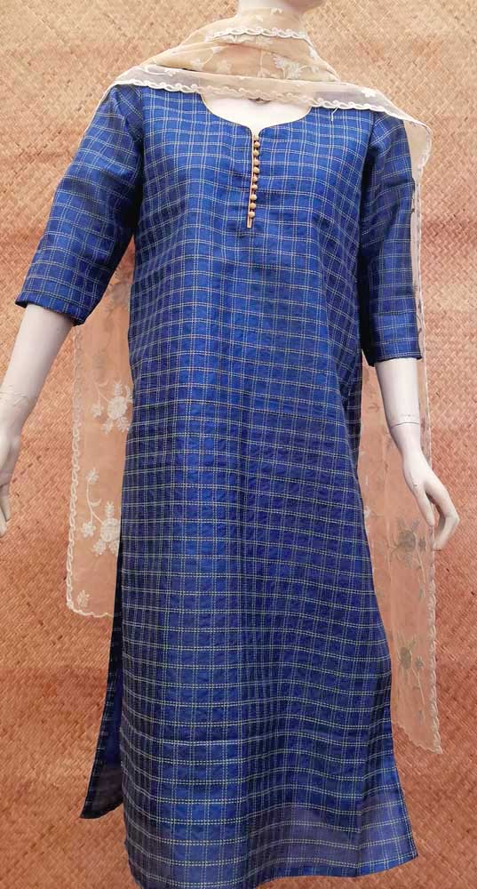 Elegant tussar silk Long Kurta