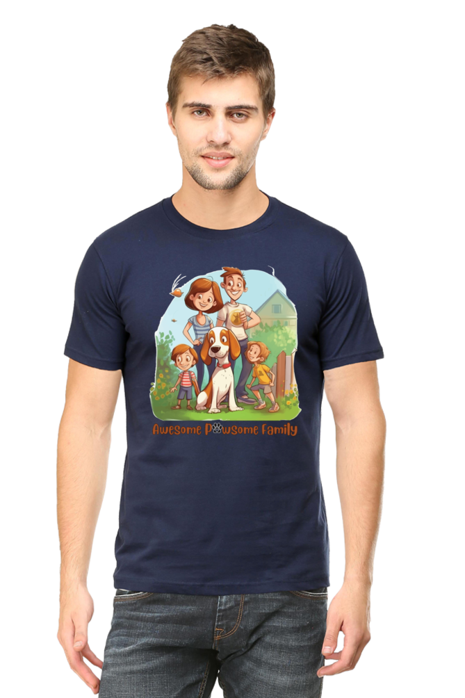 Awesome Pawsome Family - Classic Unisex T-shirt