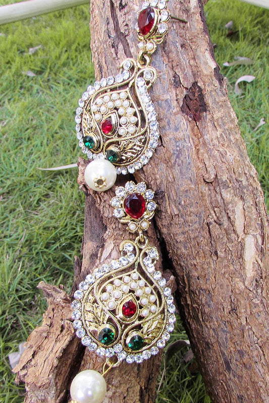 Beautiful Pearl & Polki Earring