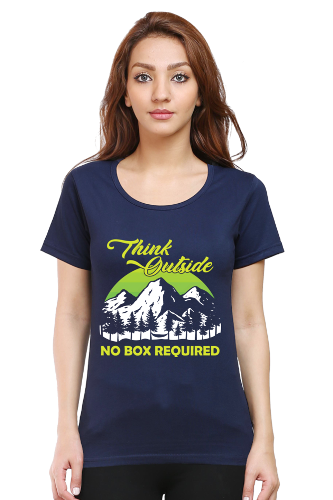 Think Outside, Womens T-Shirt