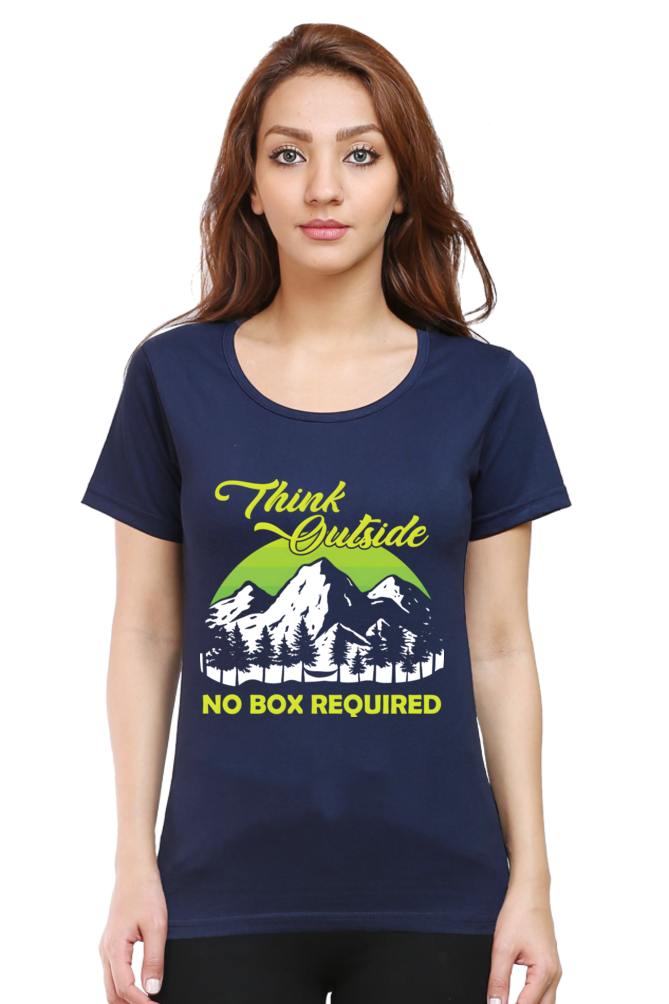 Think Outside, Womens T-Shirt