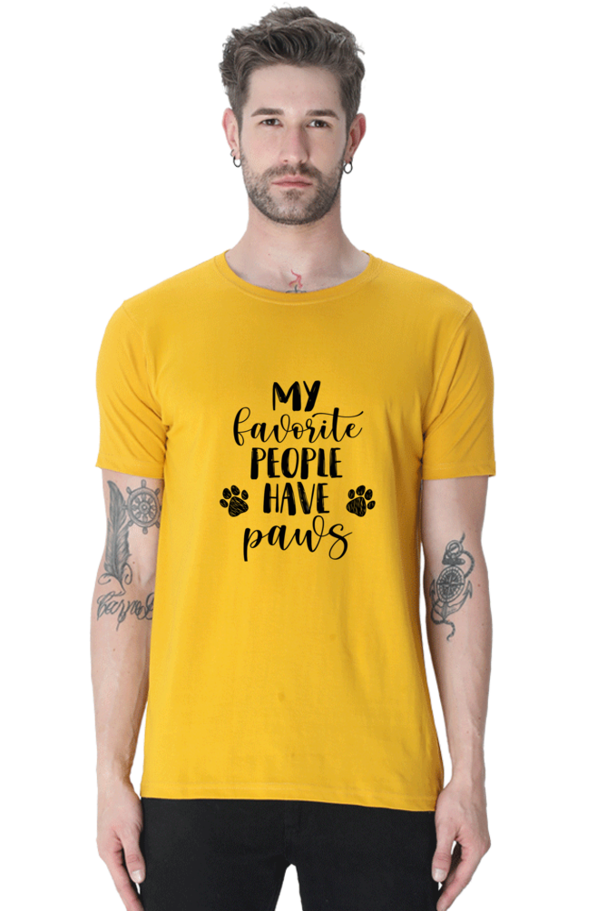 My Favorite ppl have paws - Classic Unisex T-shirt