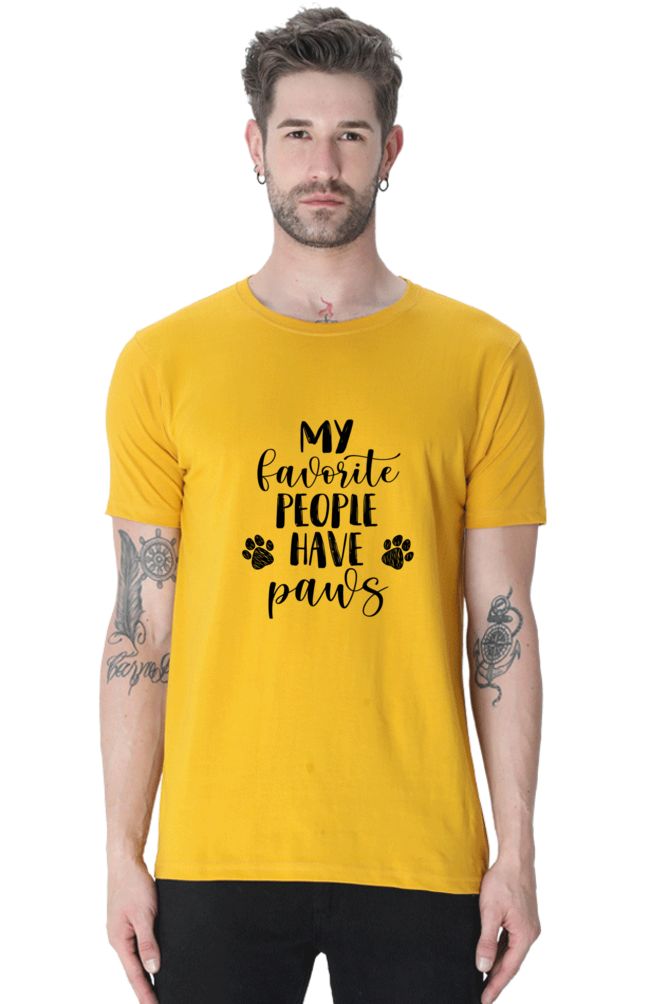 My Favorite ppl have paws - Classic Unisex T-shirt