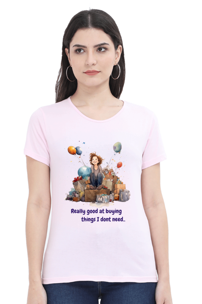 Really Good at Buying things Womens T-Shirt
