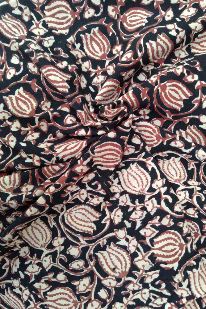 Bagru Block Printed Running Cotton Fabric