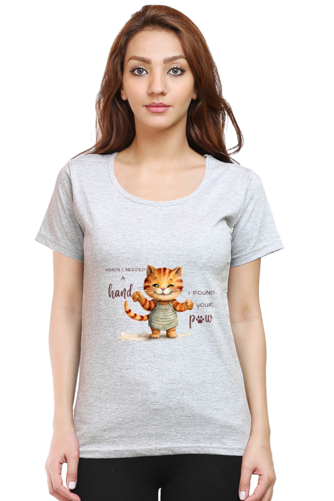 When I needed a hand - Womens T-Shirt