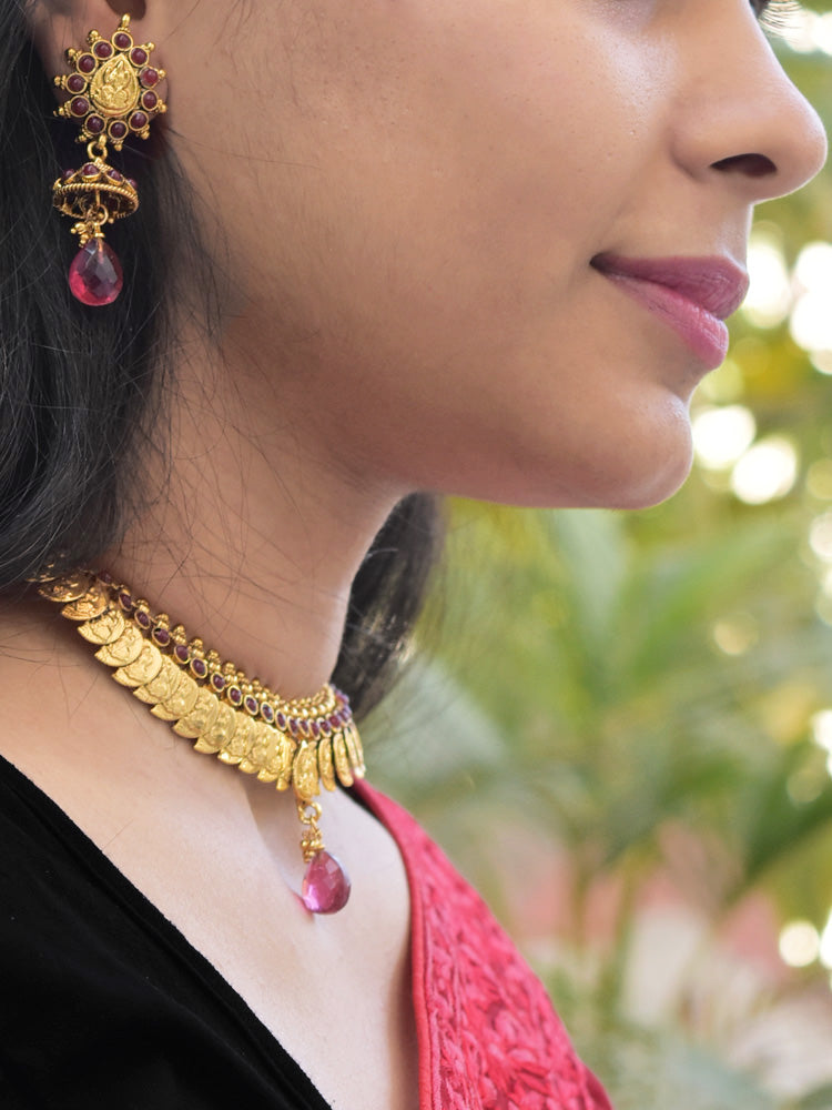 Designer Polki Necklace Set