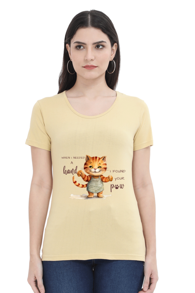 When I needed a hand - Womens T-Shirt