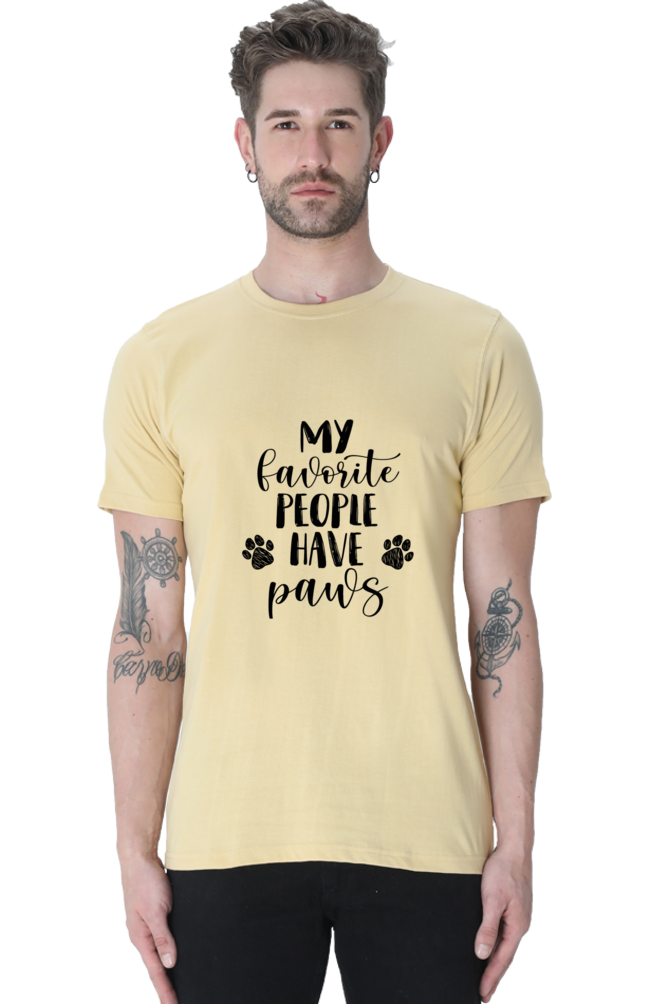 My Favorite ppl have paws - Classic Unisex T-shirt