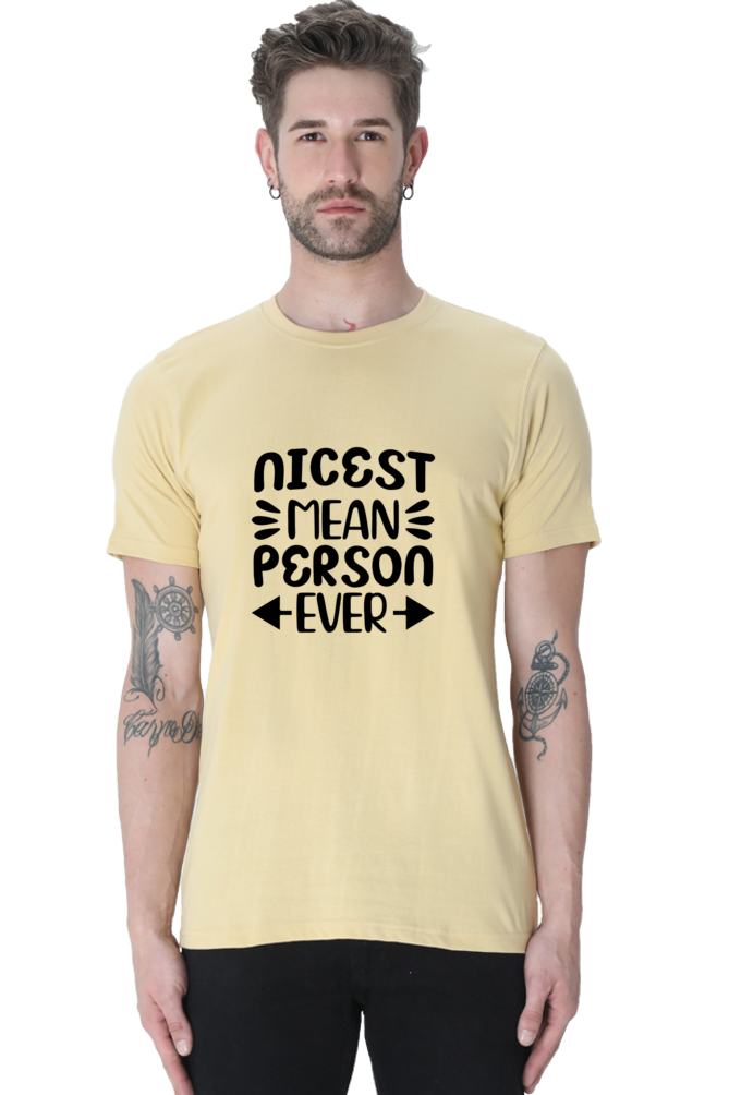 Nicest Mean Person - Classic Unisex T-shirt