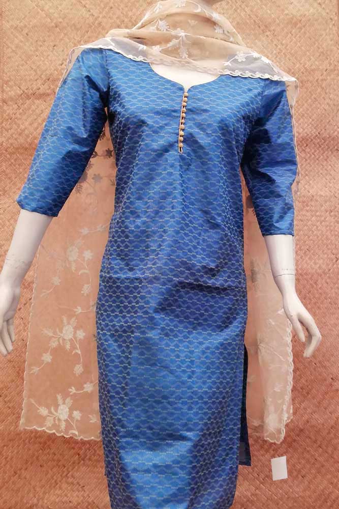 Elegant tussar silk Long Kurta