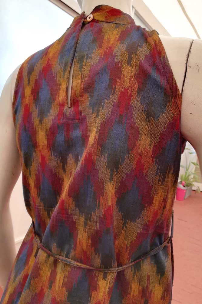Elegant Ikkat Cotton dress