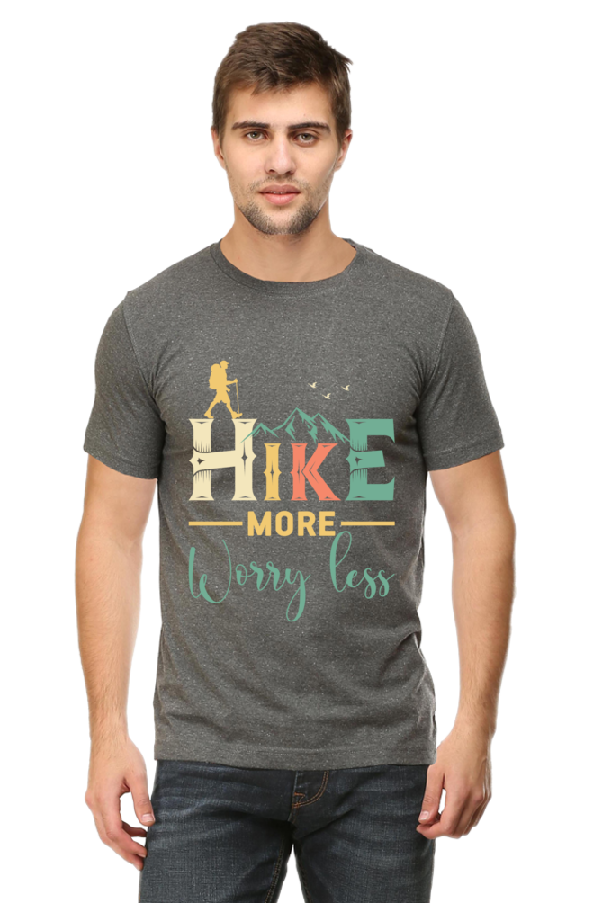 Hike more worry less Classic Unisex T-shirt