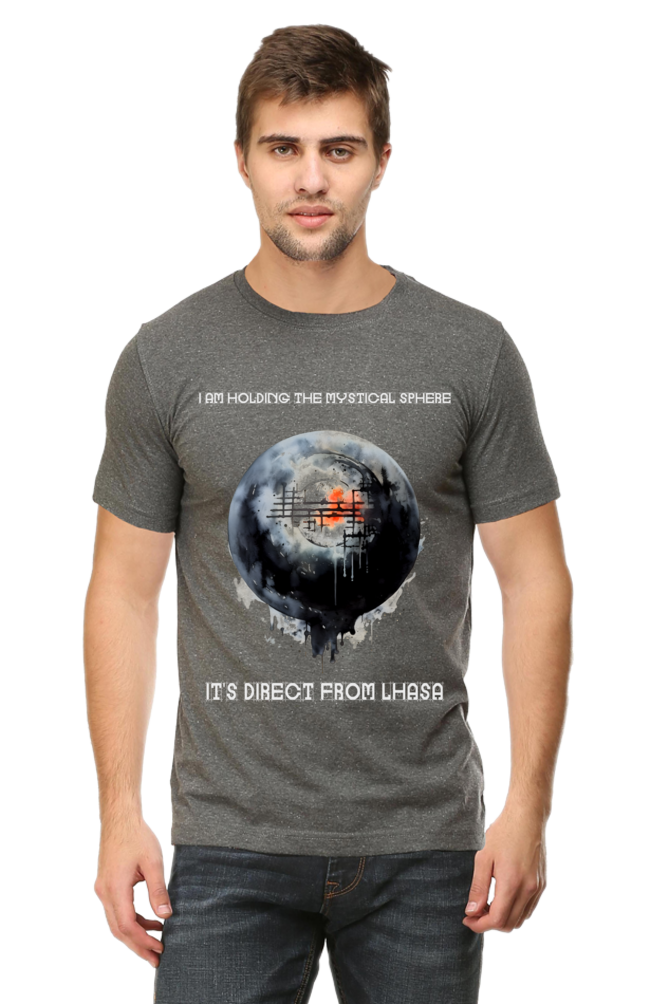 Holding the mystical sphere Classic Unisex Round neck T-shirt