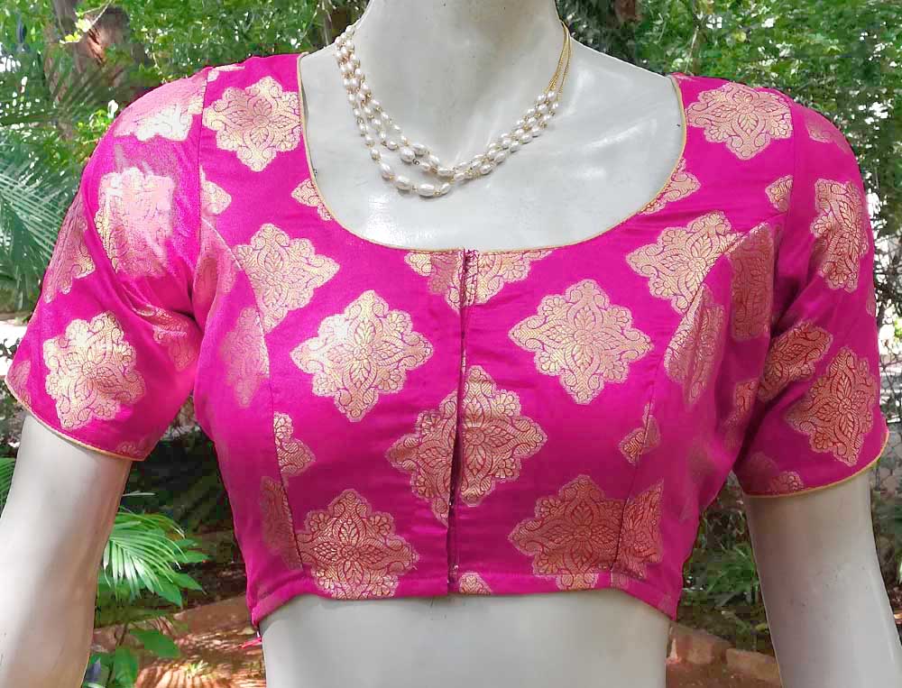 Elegant Brocade Blouse