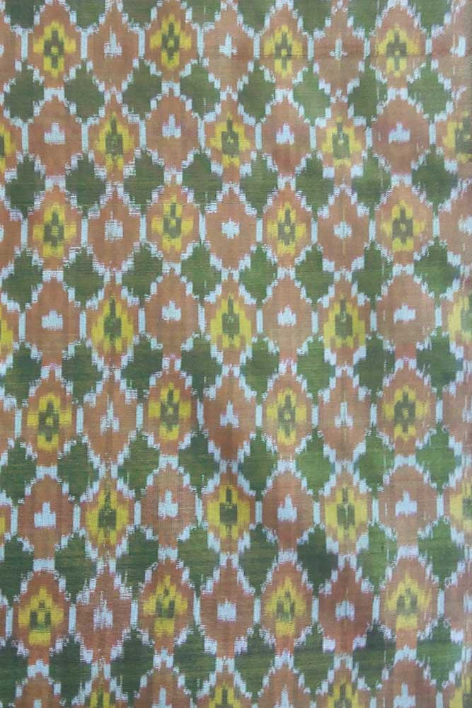Ikkat Silk Cotton Fabric