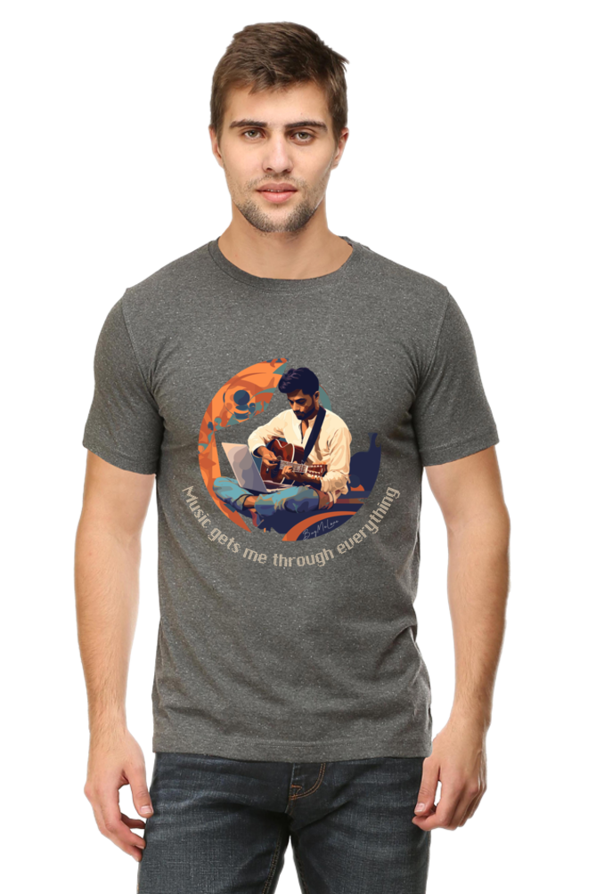 Music gets me through - Classic Unisex T-shirt